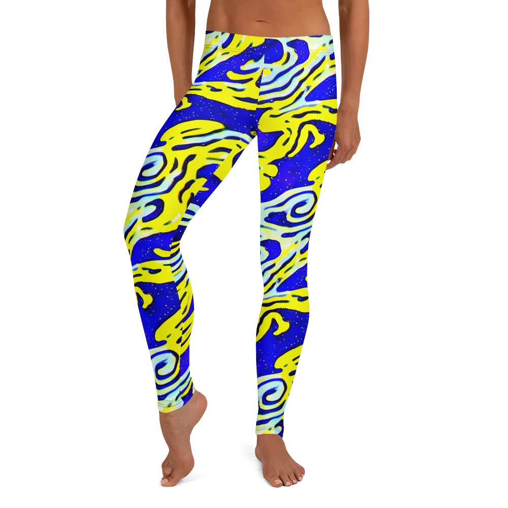 Electric Horizon on Leggings — Front