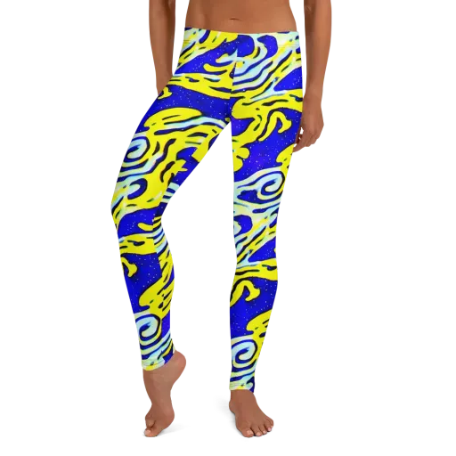 Electric Horizon on a Leggings