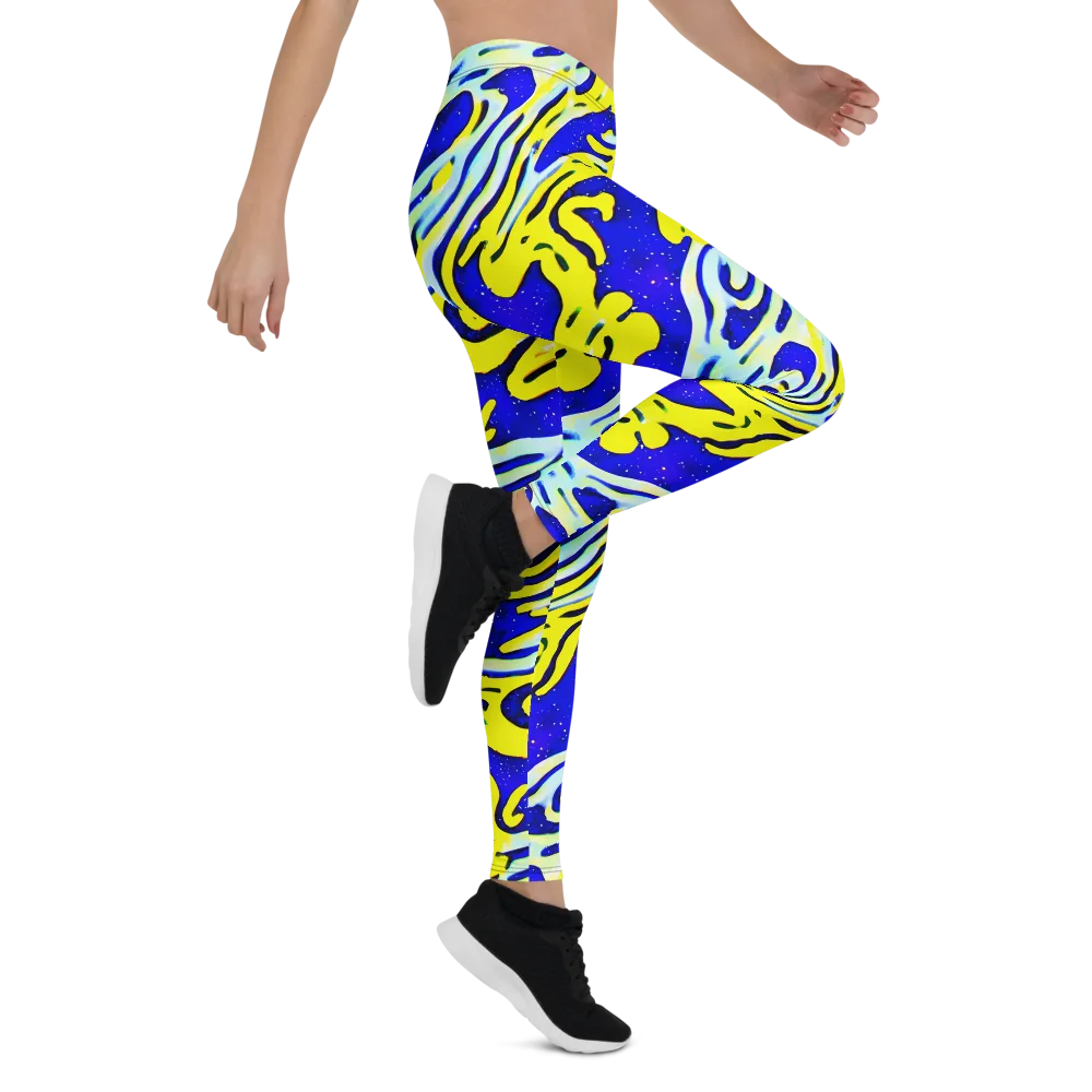 Electric Horizon on Leggings — Right