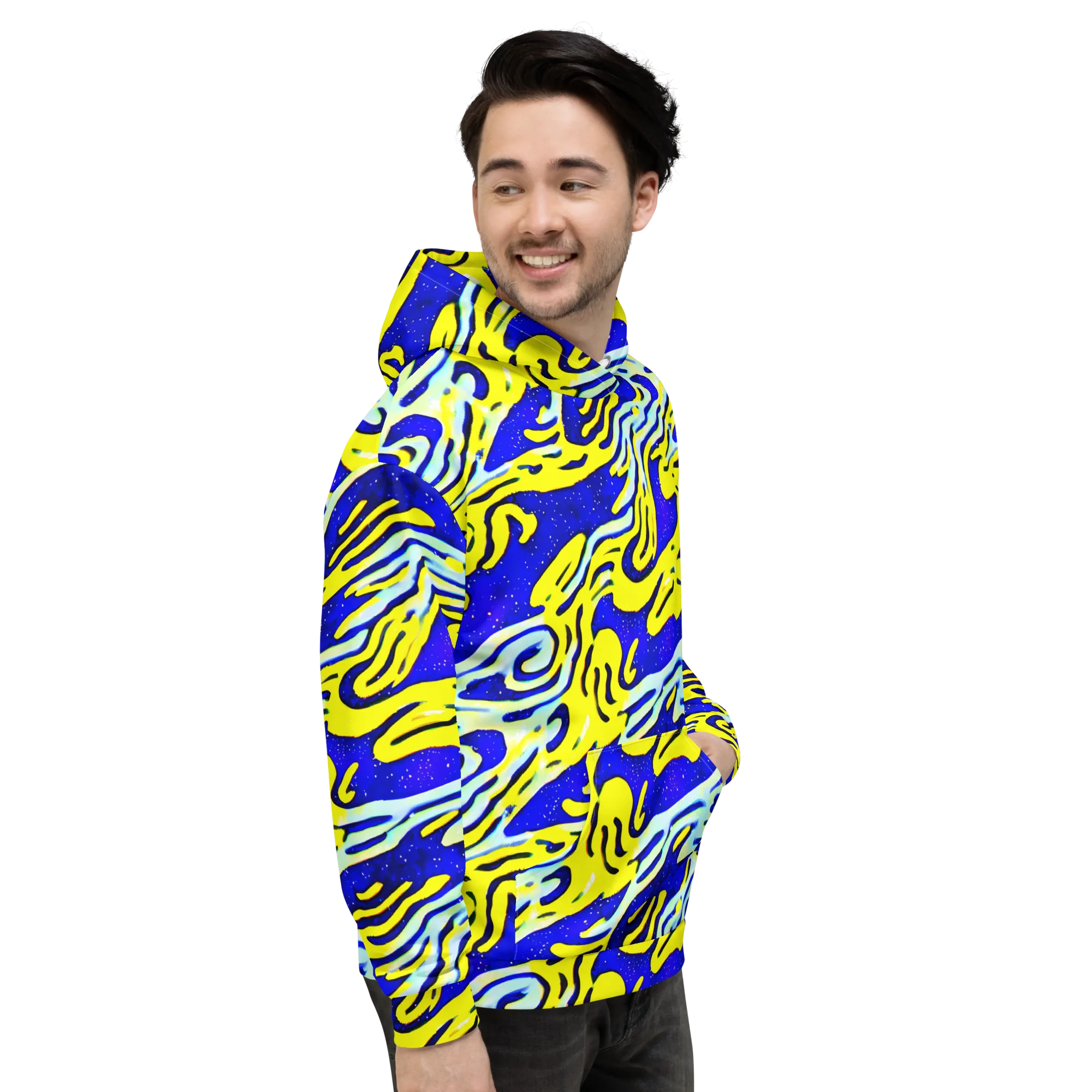 Electric Horizon on Hoodie — Right