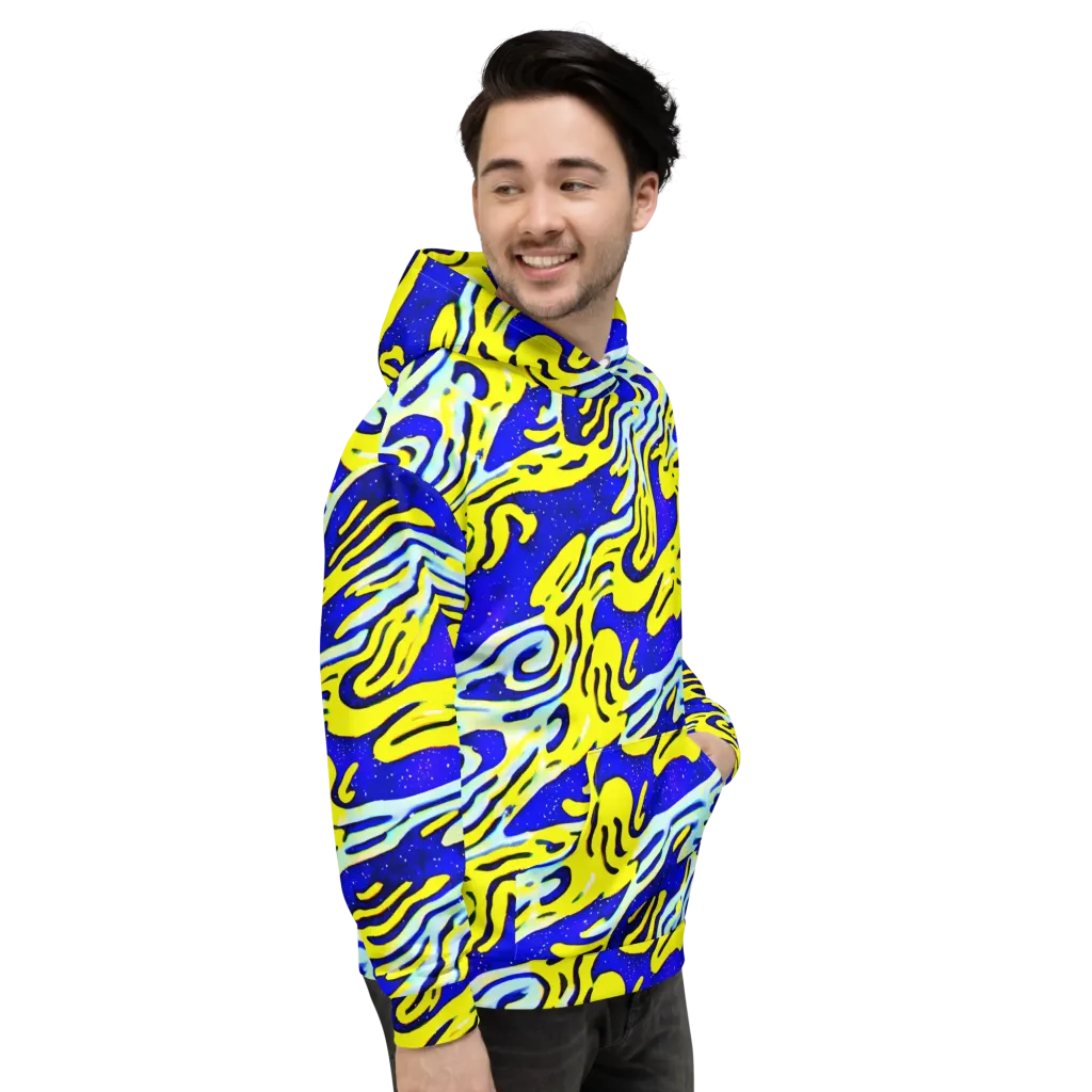 Electric Horizon on Hoodie — Right