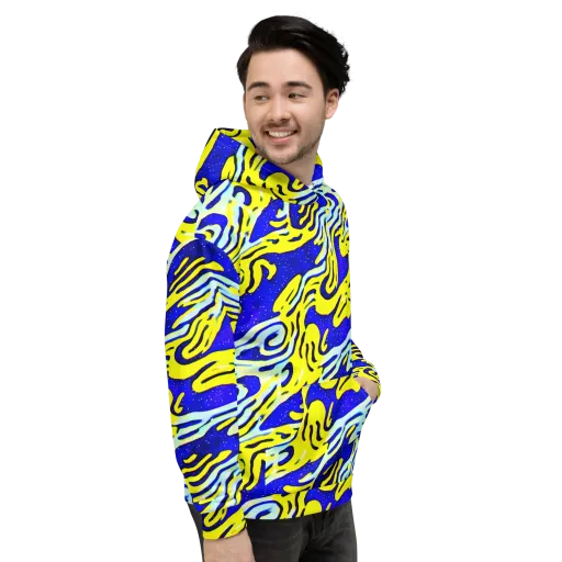Electric Horizon on a Hoodie
