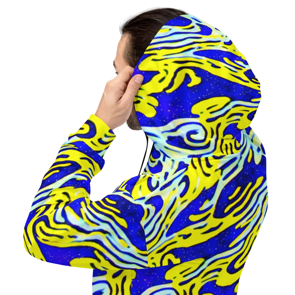 Electric Horizon on Hoodie — Back