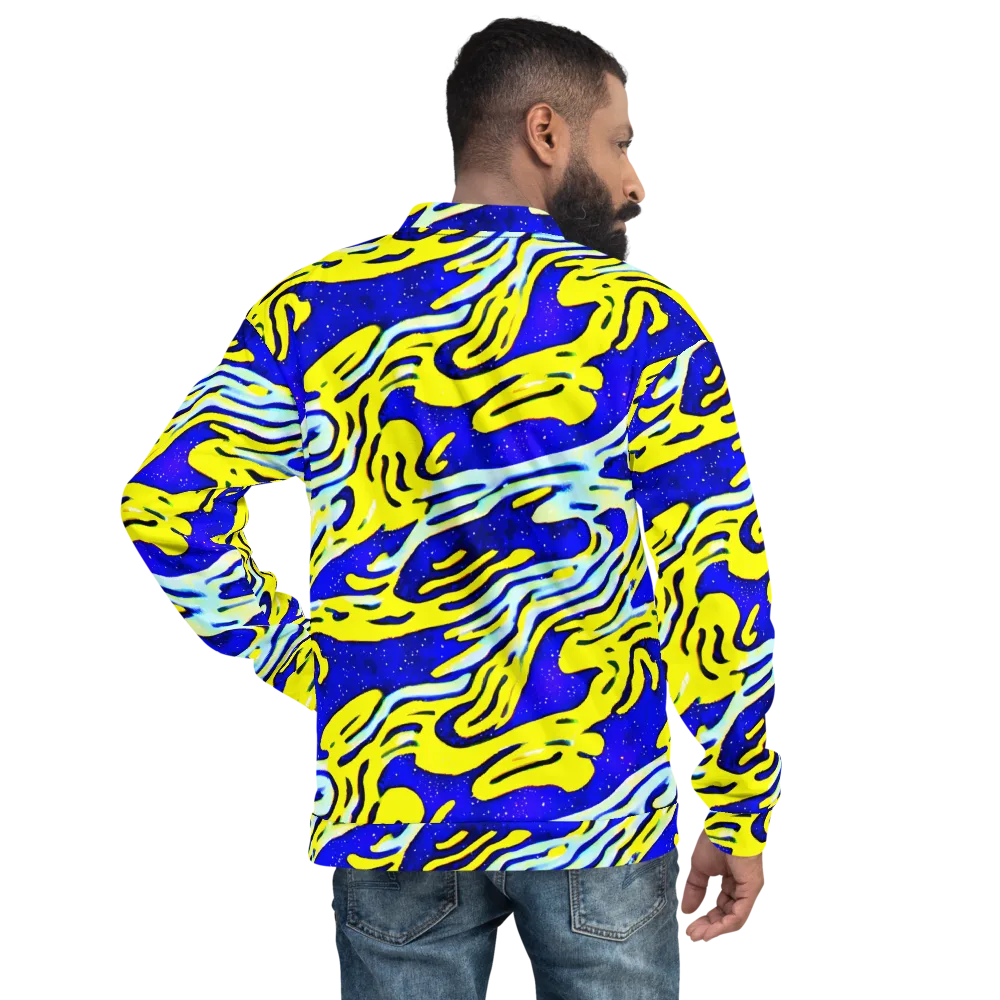 Electric Horizon on Bomber Jacket — Back