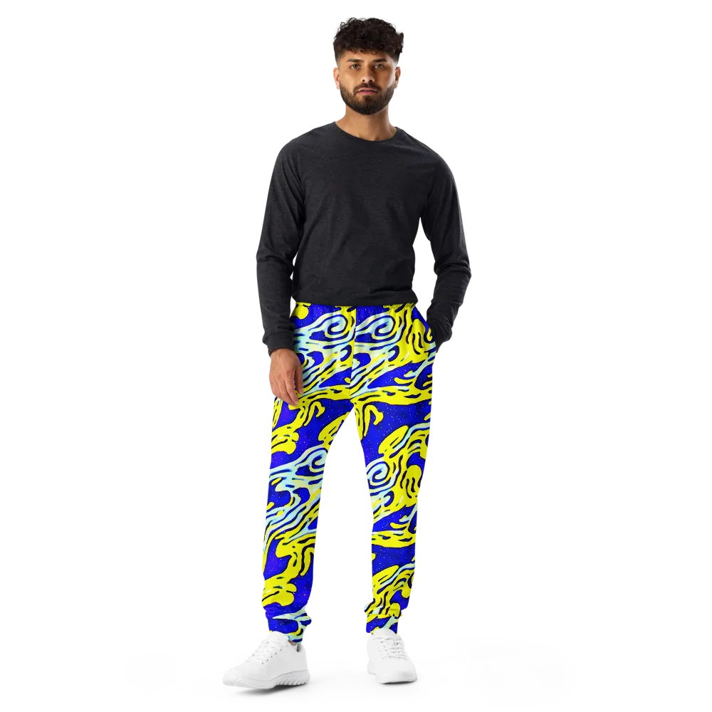Electric Horizon on Men's Joggers — Front
