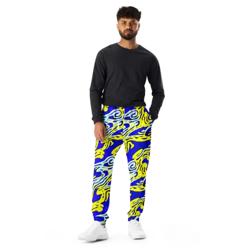 Electric Horizon on a Men's Joggers