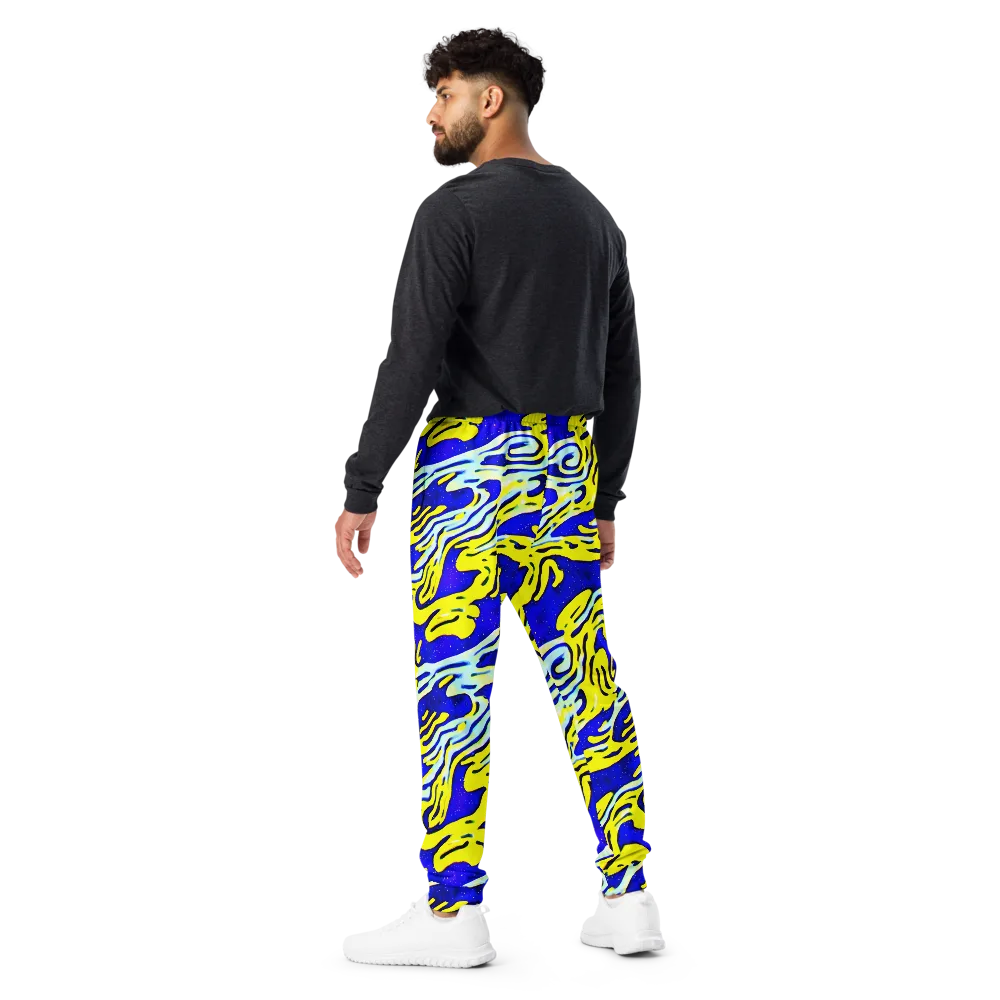 Electric Horizon on Men's Joggers — Back