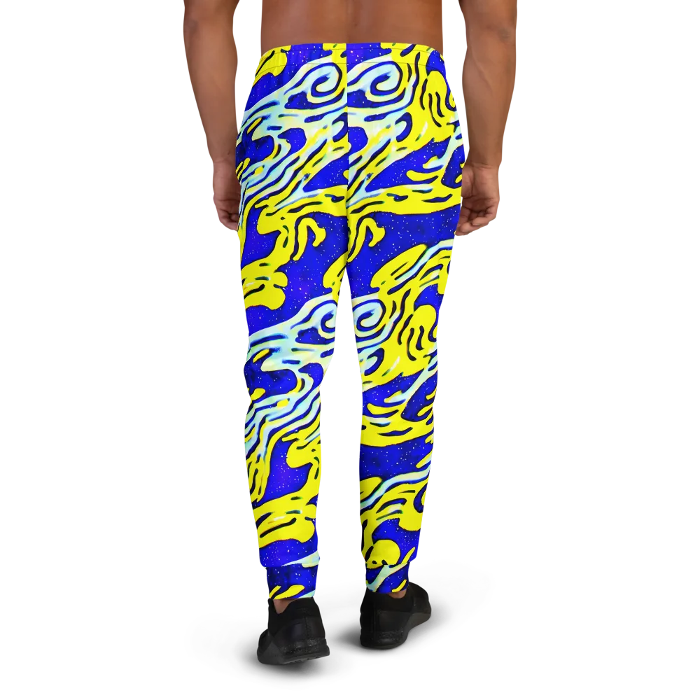 Electric Horizon on Men's Joggers — Back