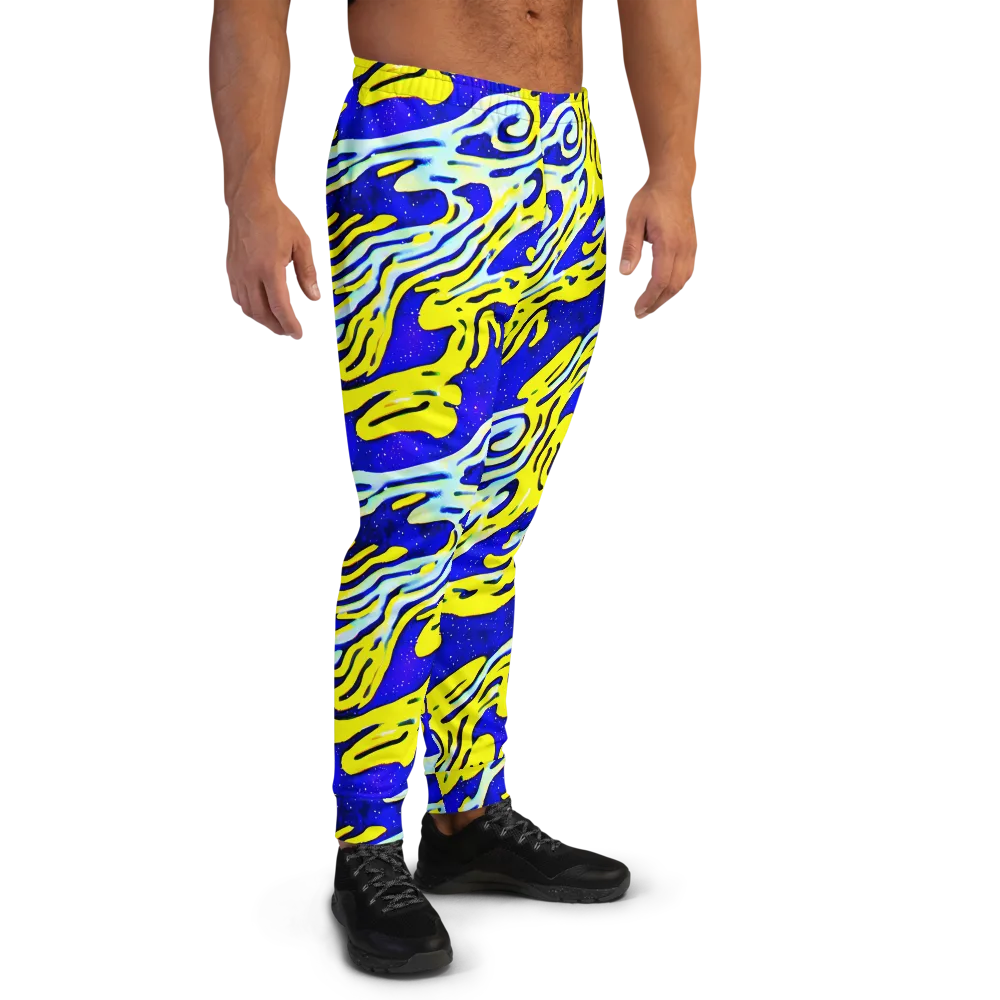 Electric Horizon on Men's Joggers — Right
