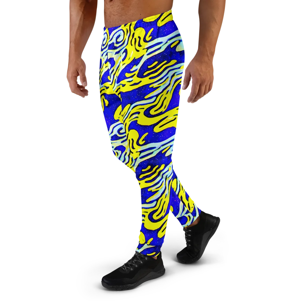Electric Horizon on Men's Joggers — Left