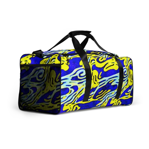 Electric Horizon on a Duffle Bag