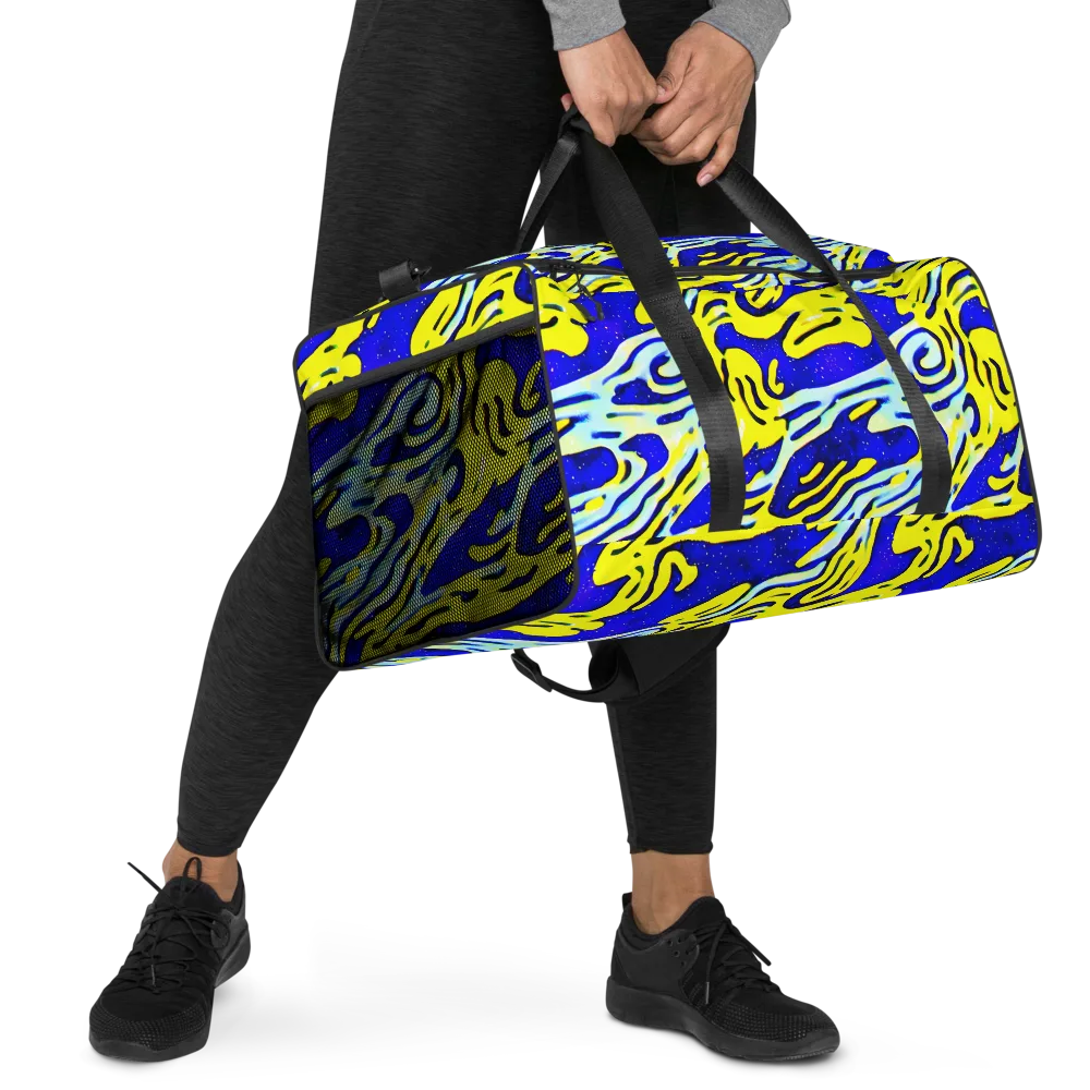 Electric Horizon on Duffle Bag — Right Front
