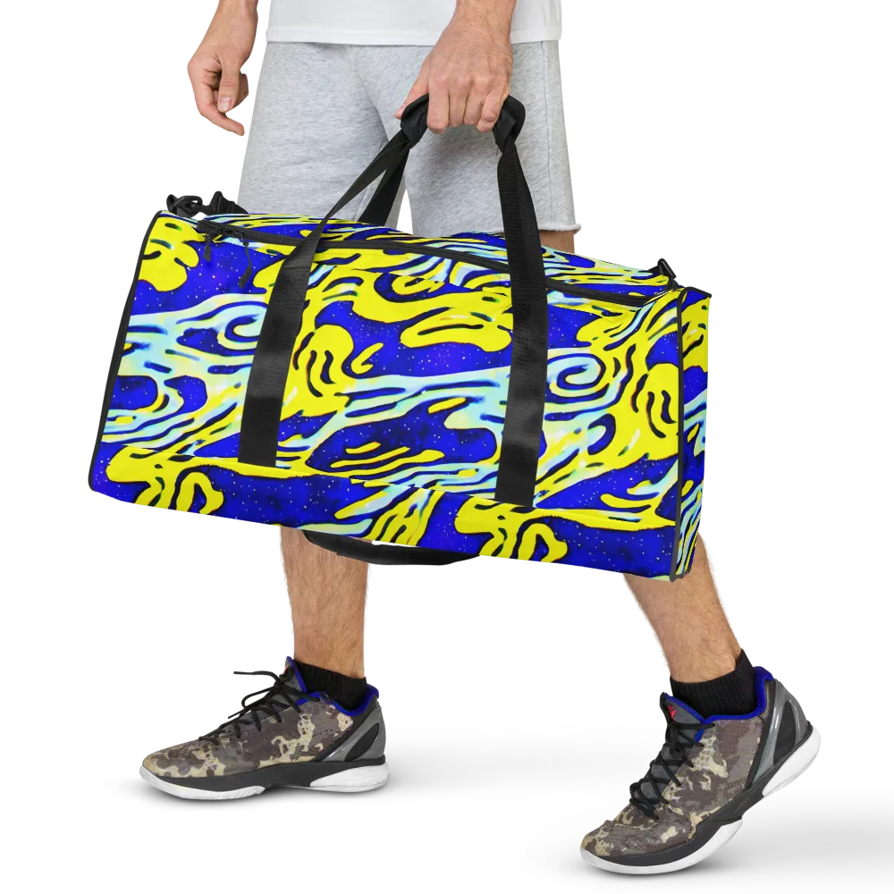 Electric Horizon on Duffle Bag — Front