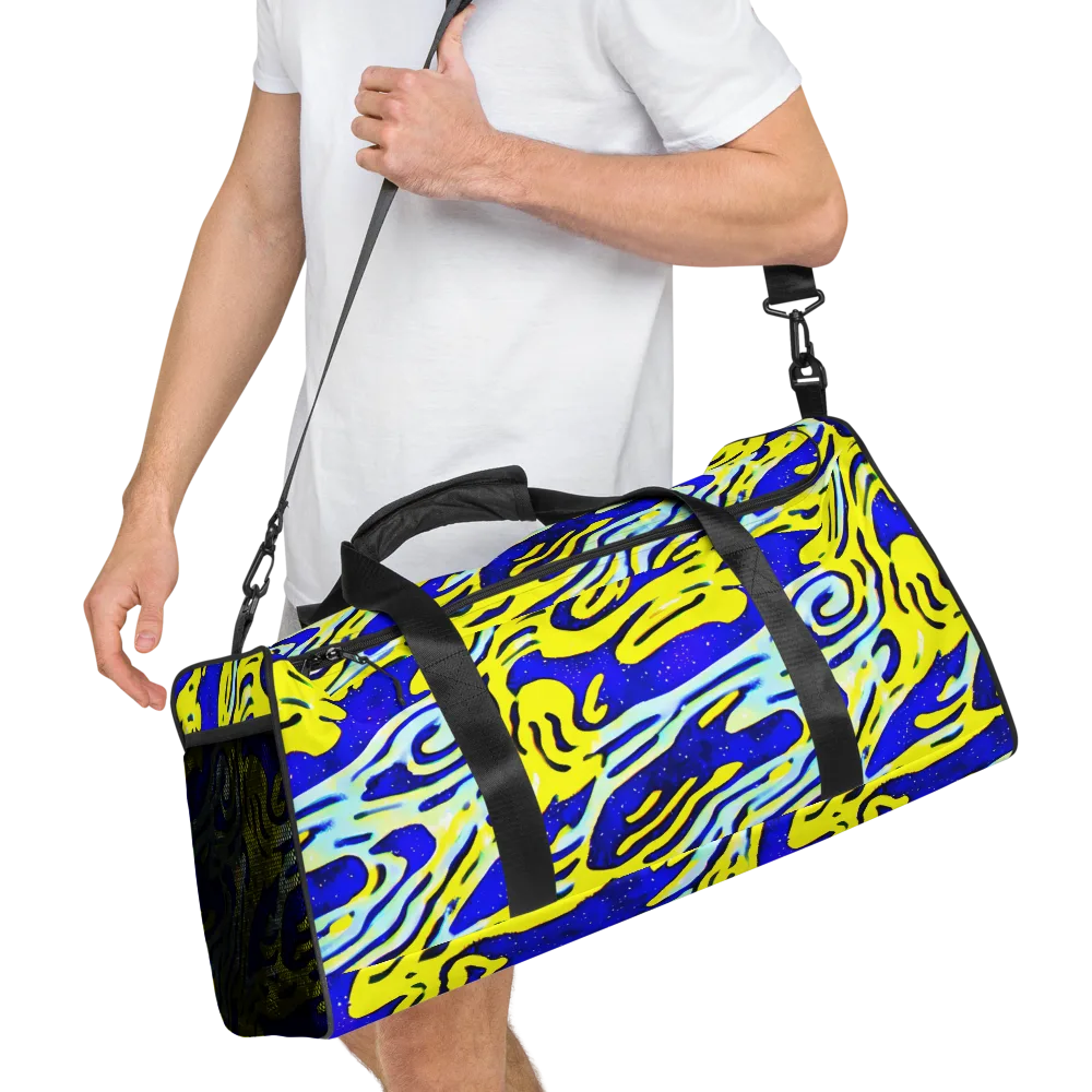 Electric Horizon on Duffle Bag — Right Front