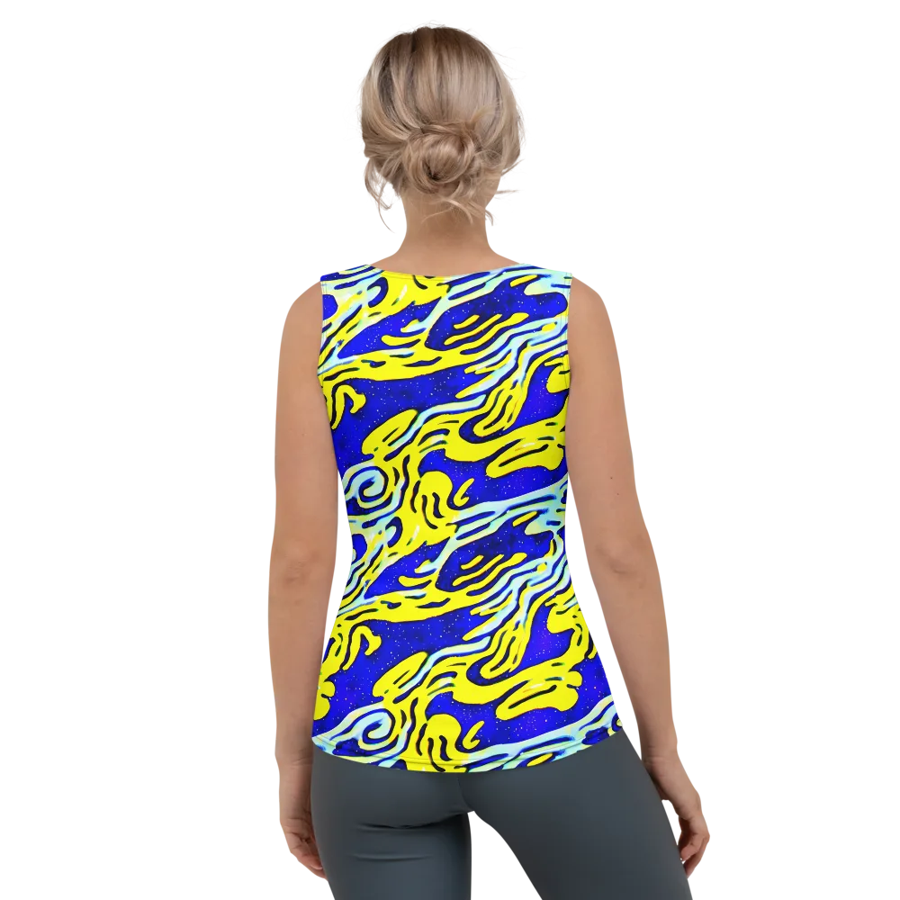 Electric Horizon on Women's Tank Top — Back