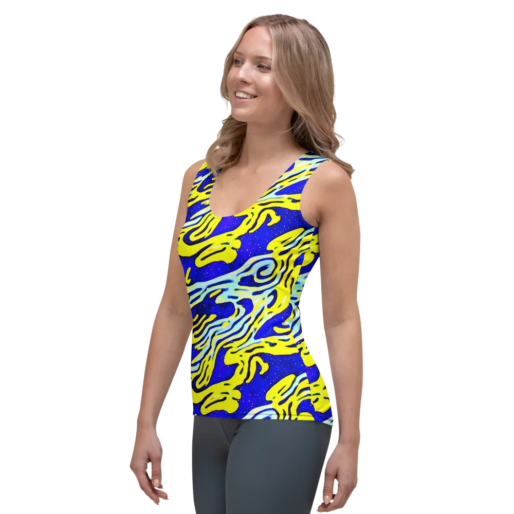 Electric Horizon on Women's Tank Top — Left Front