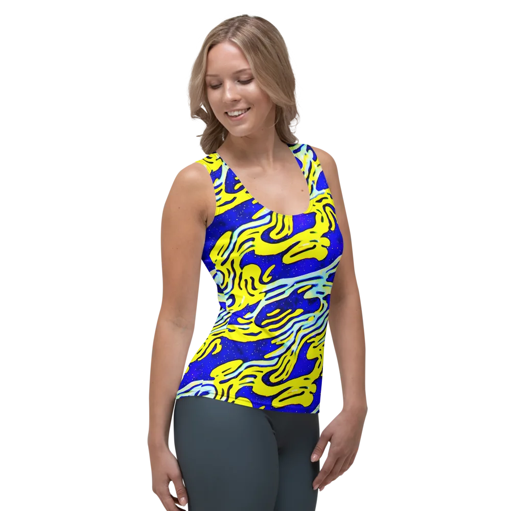 Electric Horizon on Women's Tank Top — Right Front