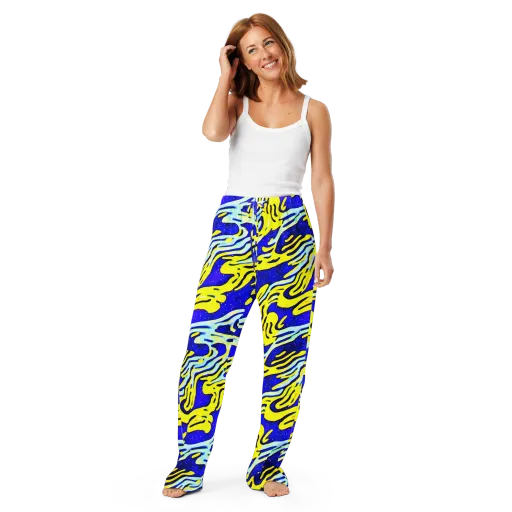 Electric Horizon on a Women's Pajama Pants