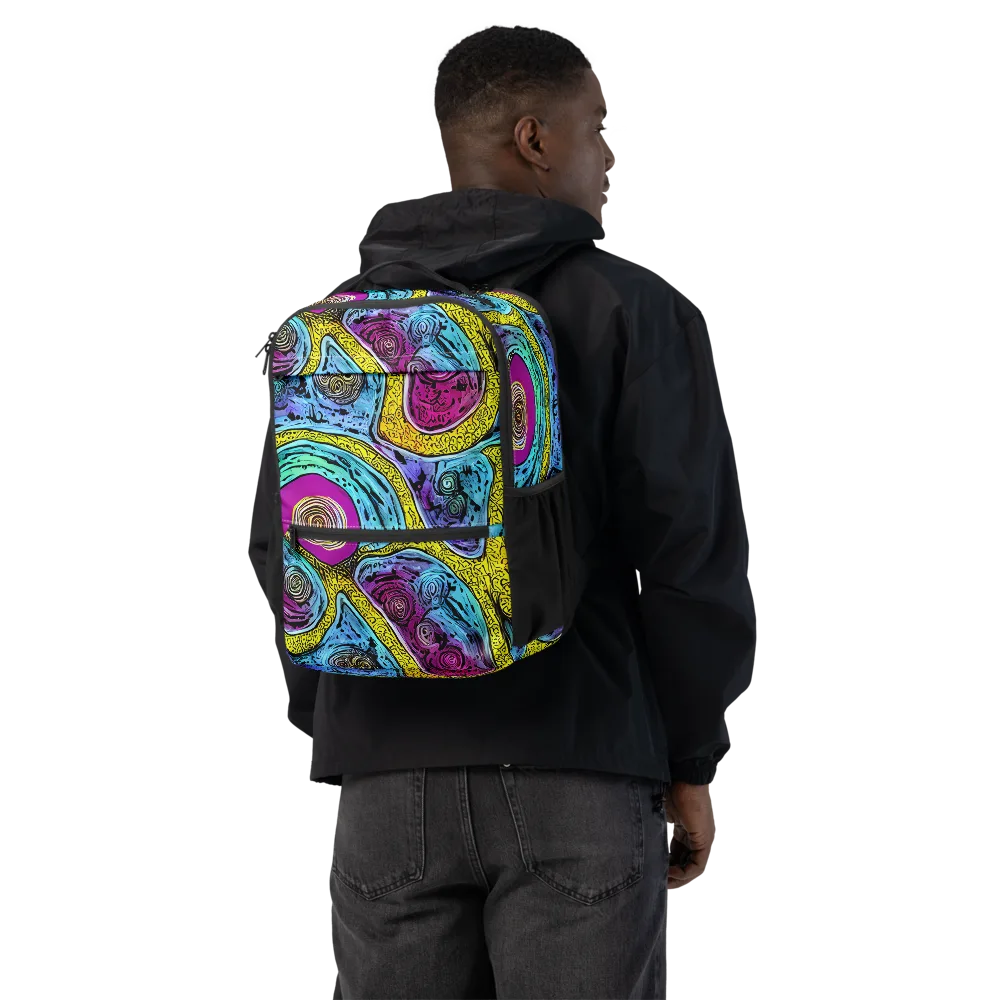 Orbiting Orbs on Utility Backpack — Back