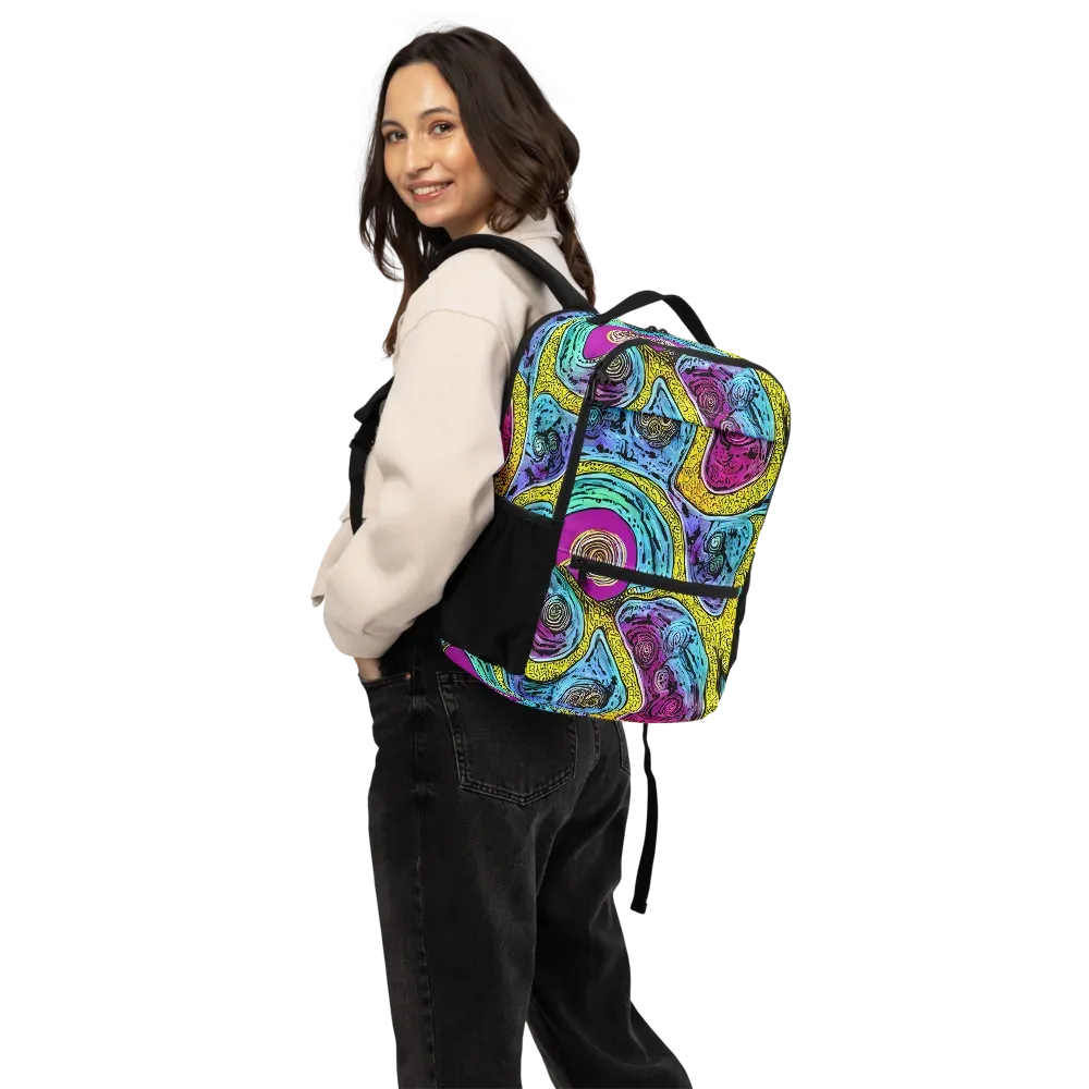 Orbiting Orbs on Utility Backpack — Back