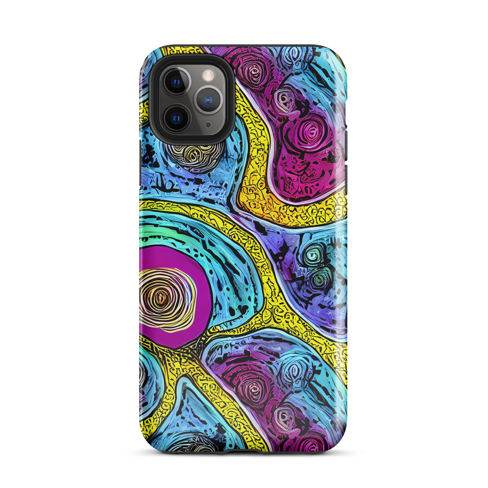 Orbiting Orbs on Tough Case for iPhone® — Front