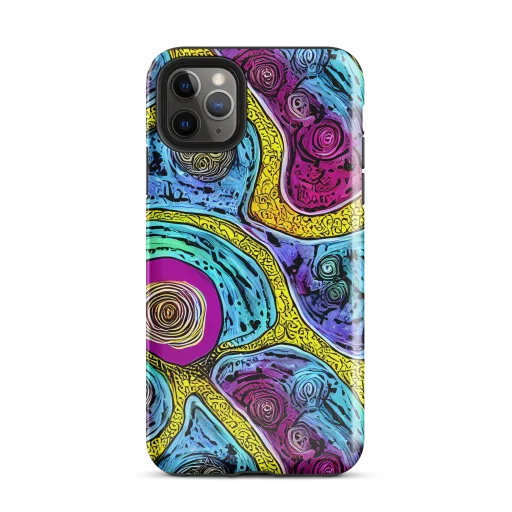 Orbiting Orbs on a Tough Case for iPhone®
