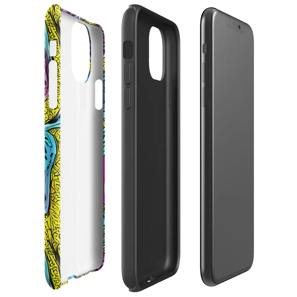 Orbiting Orbs on Tough Case for iPhone® — Right