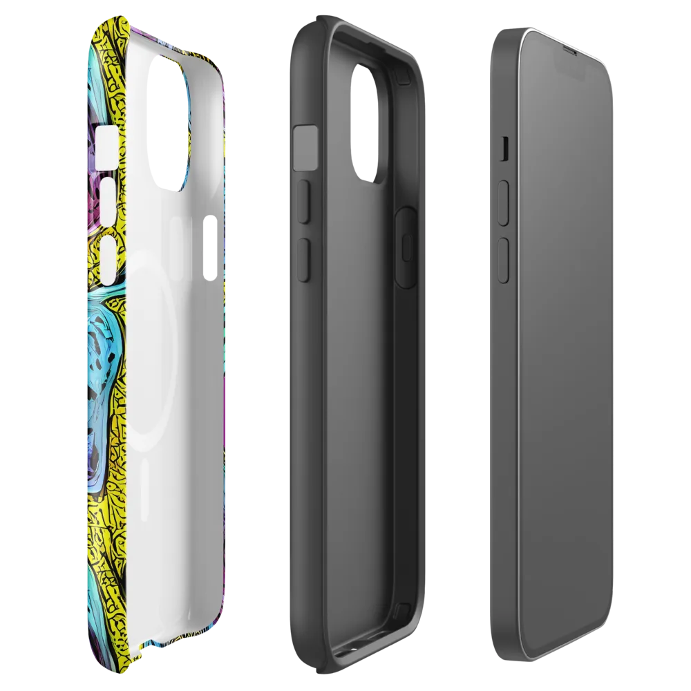 Orbiting Orbs on MagSafe Tough Case for iPhone® — Front