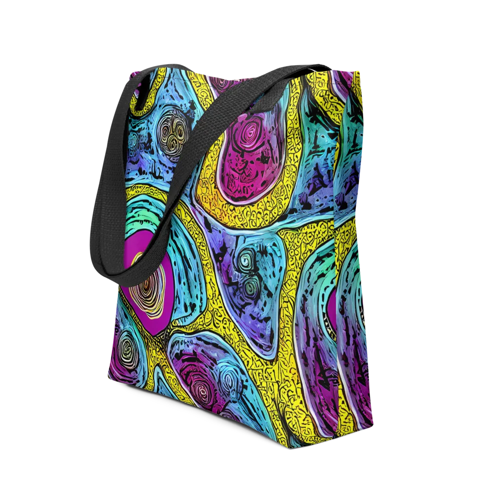 Orbiting Orbs on Tote Bag — Front