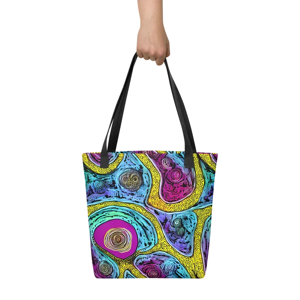 Orbiting Orbs on Tote Bag — Front