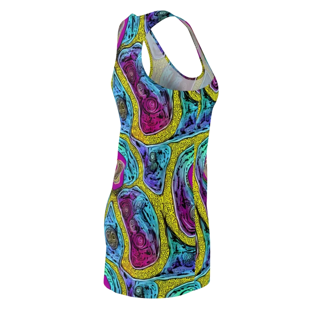 Orbiting Orbs on Racerback Dress — Back Side