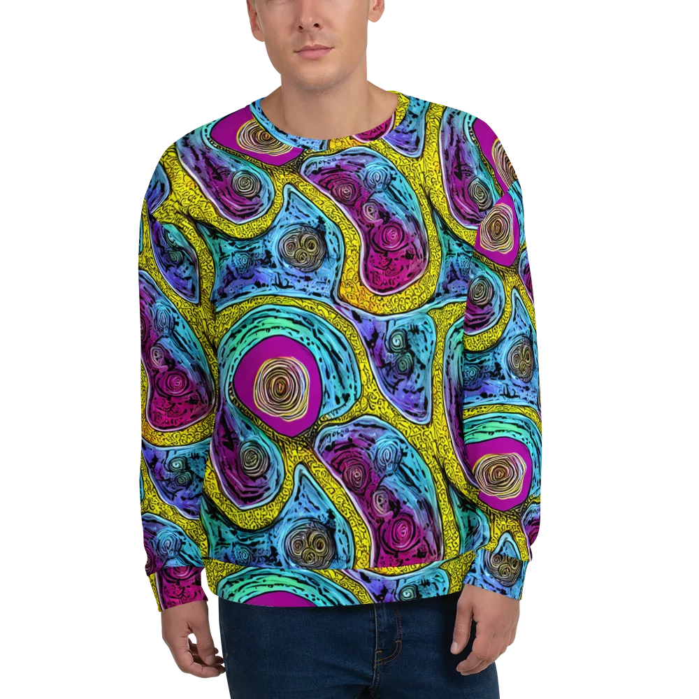 Orbiting Orbs on Sweatshirt — Front