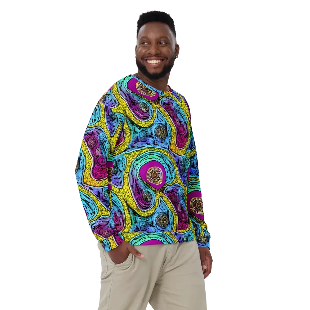 Orbiting Orbs on Sweatshirt — Front