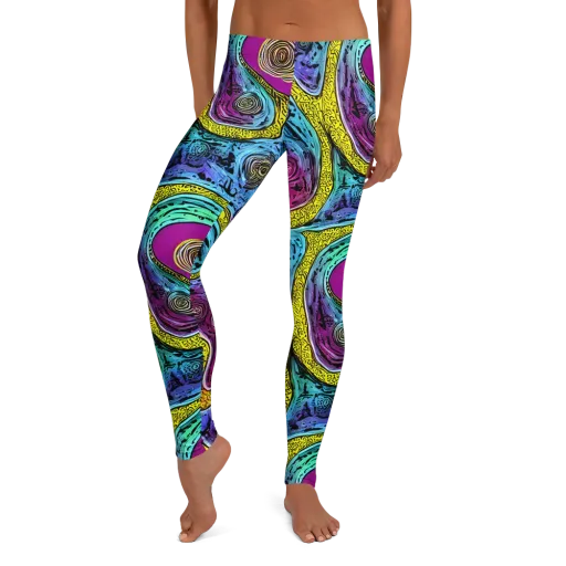 Orbiting Orbs on a Leggings