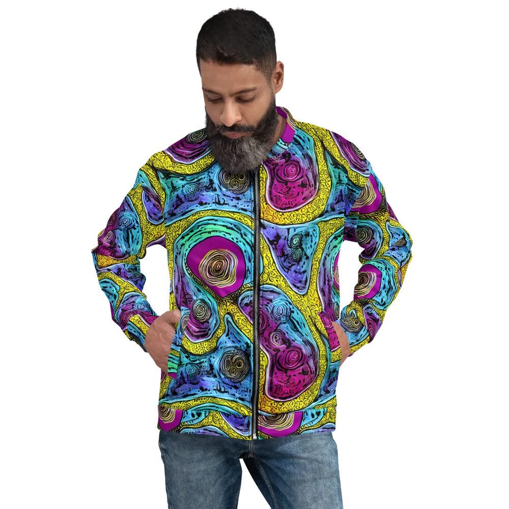 Orbiting Orbs on Bomber Jacket — Front