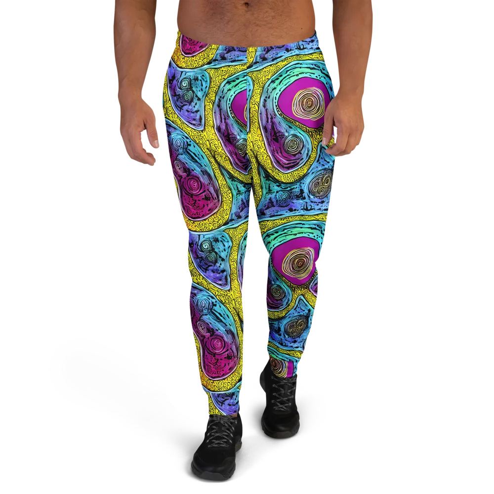 Orbiting Orbs on Men's Joggers — Front