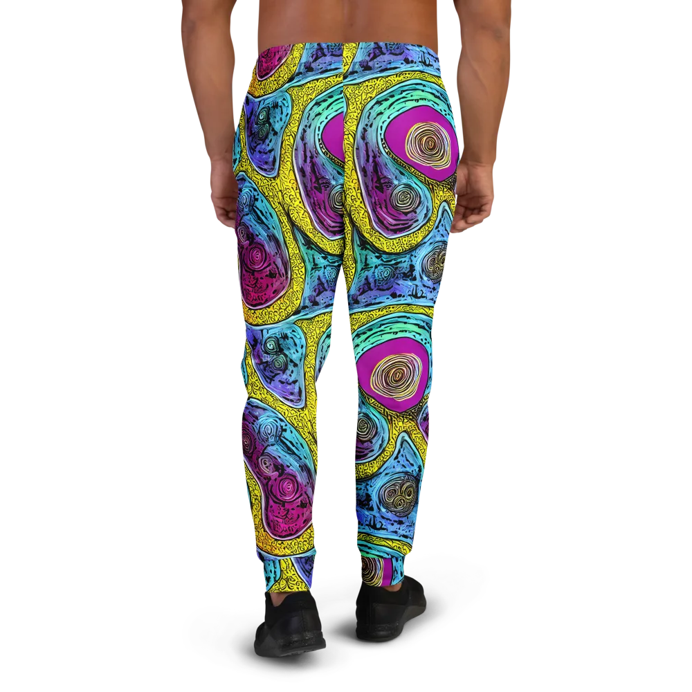Orbiting Orbs on Men's Joggers — Back