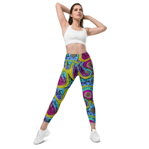 Orbiting Orbs on a Leggings with Pockets