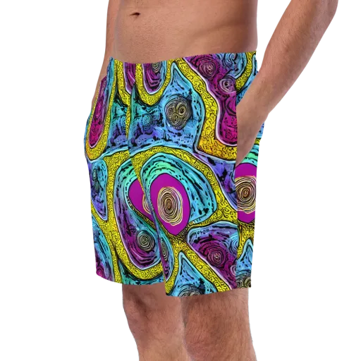 Orbiting Orbs on a Swim Trunks