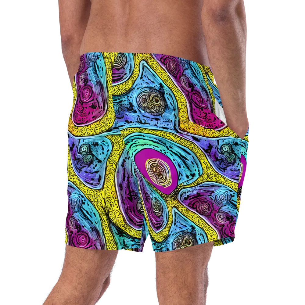 Orbiting Orbs on Swim Trunks — Right Back