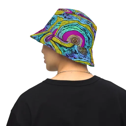 Orbiting Orbs on a Reversible Bucket Hat
