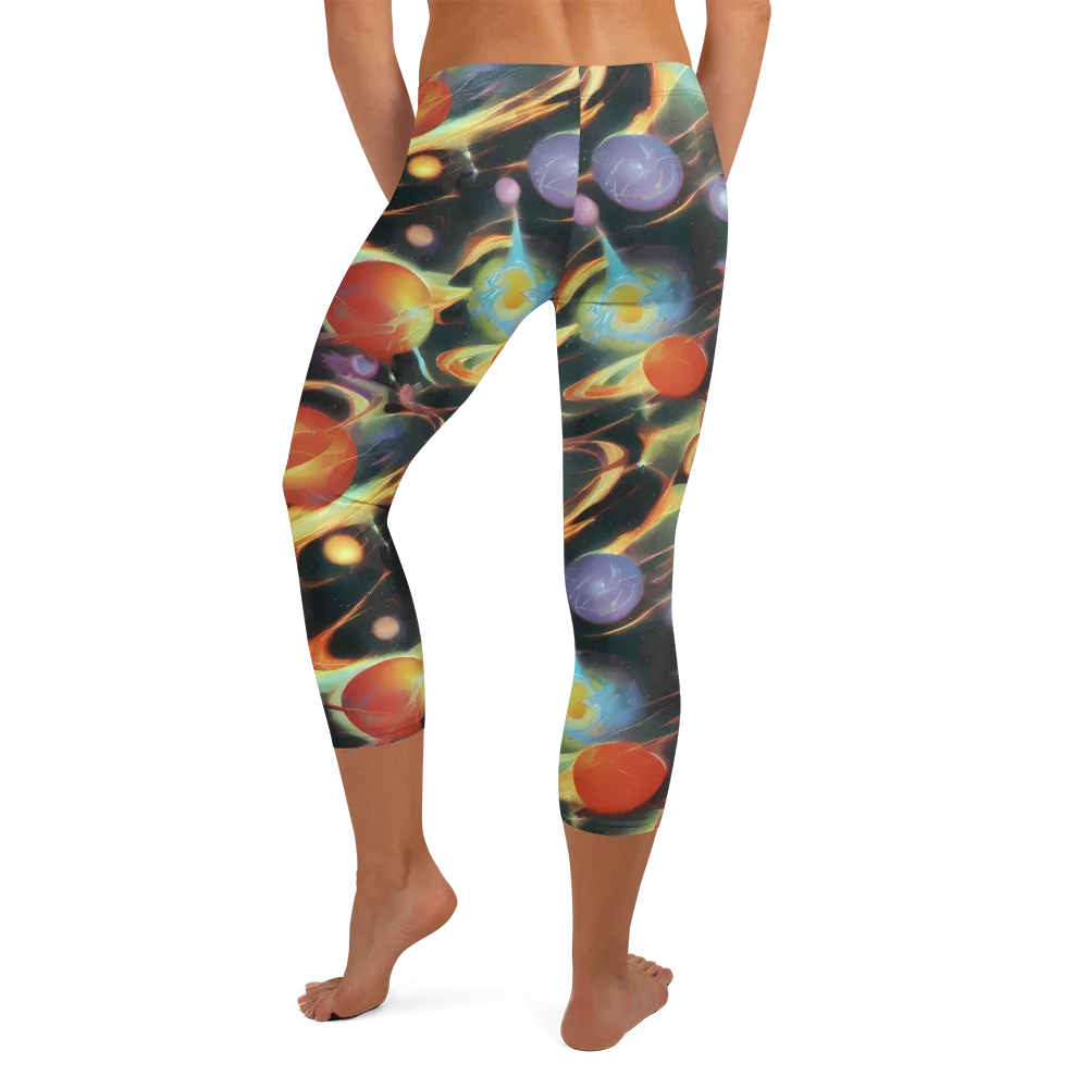 Fabritius Fantasy on Capri Leggings — Back