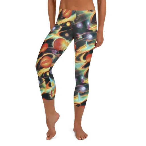 Fabritius Fantasy on a Capri Leggings