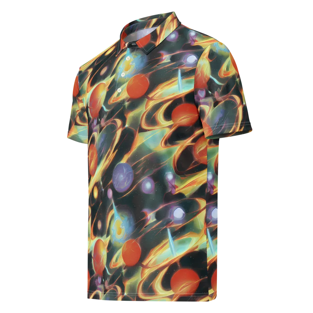 Fabritius Fantasy on Men's Slim Fit Polo Shirt — Left Front