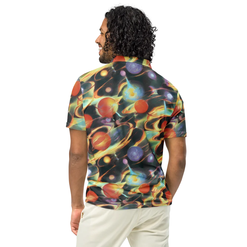 Fabritius Fantasy on Men's Slim Fit Polo Shirt — Back