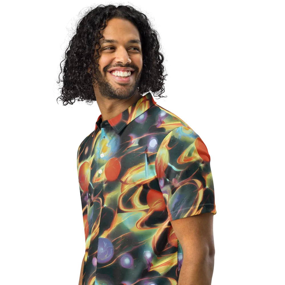 Fabritius Fantasy on Men's Slim Fit Polo Shirt — Left Front