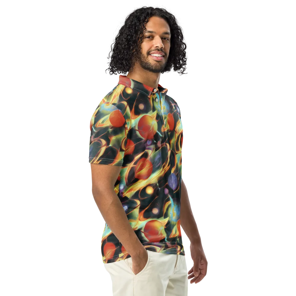 Fabritius Fantasy on Men's Slim Fit Polo Shirt — Right Front