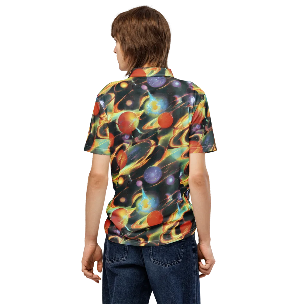 Fabritius Fantasy on Men's Slim Fit Polo Shirt — Back