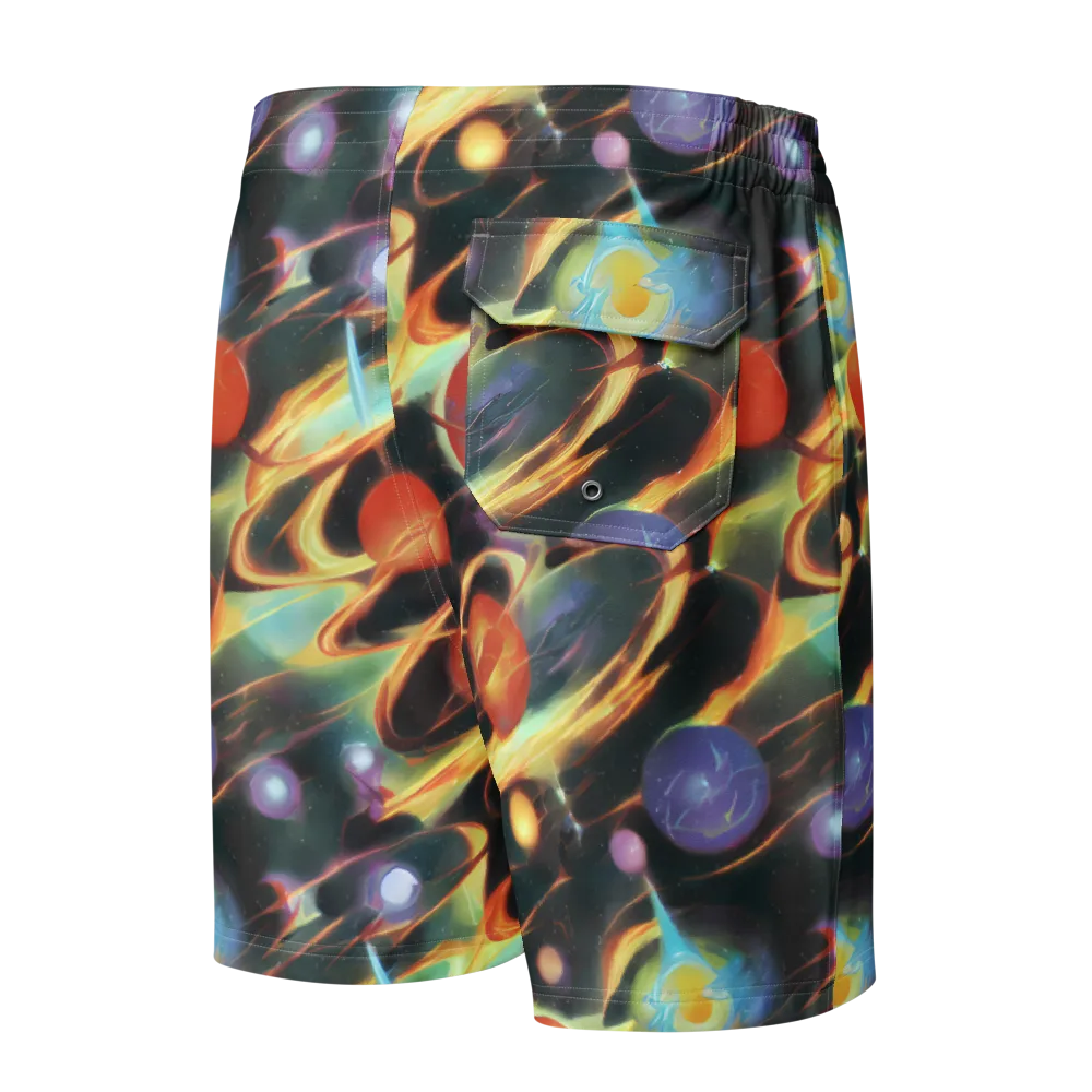Fabritius Fantasy on Men's Board Shorts — Back