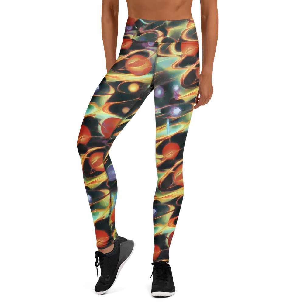 Fabritius Fantasy on Yoga Leggings — Front